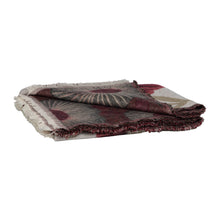 Charger l'image dans la galerie, plaid-fleurs-prune-doux-confortable