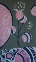 Charger l&#39;image dans la galerie, foulard-coton-bio-onirique-rose-les-belles-vagabondes
