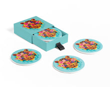 Charger l'image dans la galerie, set-de-4-dessous-de-verre-masktiger-gangzai