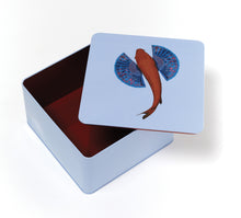 Charger l'image dans la galerie, boite-carree-metal-fishkoi-gangzai