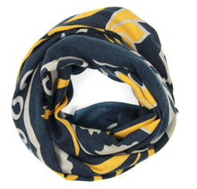 Charger l'image dans la galerie, echarpe-100%-laine-indira-marine-les-belles-vagabondes