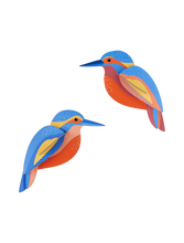 Charger l'image dans la galerie, decoration-murale-kingfishers-oiseau-jardin-studio-roof