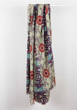 Charger l'image dans la galerie, foulard-coton-bio-ryoko-beige-les-belles-vagabondes