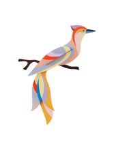 Charger l'image dans la galerie, decoration-murale-sabah-oiseaux-paradis-studio-roof