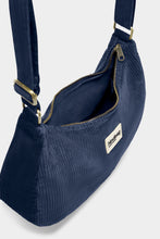 Charger l'image dans la galerie, sac-bandouliere-rosa-velours-marine-hindbag