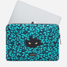 Charger l'image dans la galerie, housse-ordinateur-13-pouces-bleu-cat-eyes-casyx