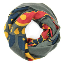 Charger l&#39;image dans la galerie, echarpe-100%-laine-goya-vert-les-belles-vagabondes
