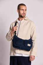 Charger l'image dans la galerie, sac-multipocket-emile-navy-hindag-durable-responsable
