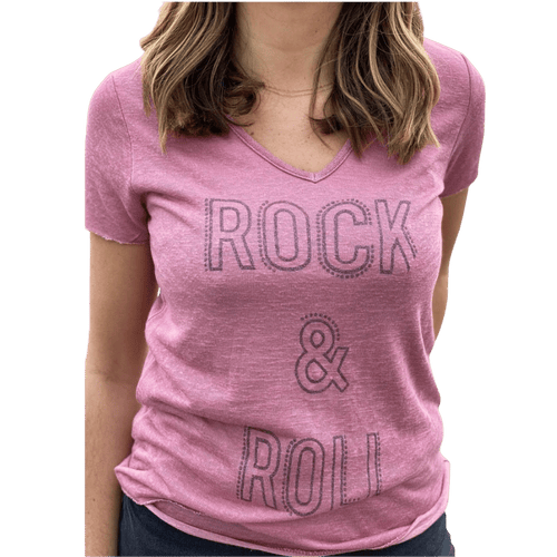 tee-shirt-rock-and-roll-rose