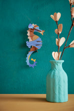 Charger l&#39;image dans la galerie, decoration-murale-hippocampe-bleu-studio-roof
