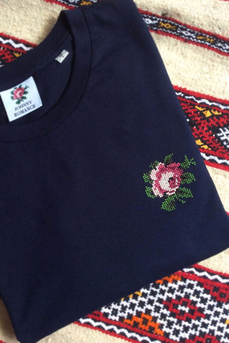 tee-shirt-manches-courtes-rose-marine-johnny-romance